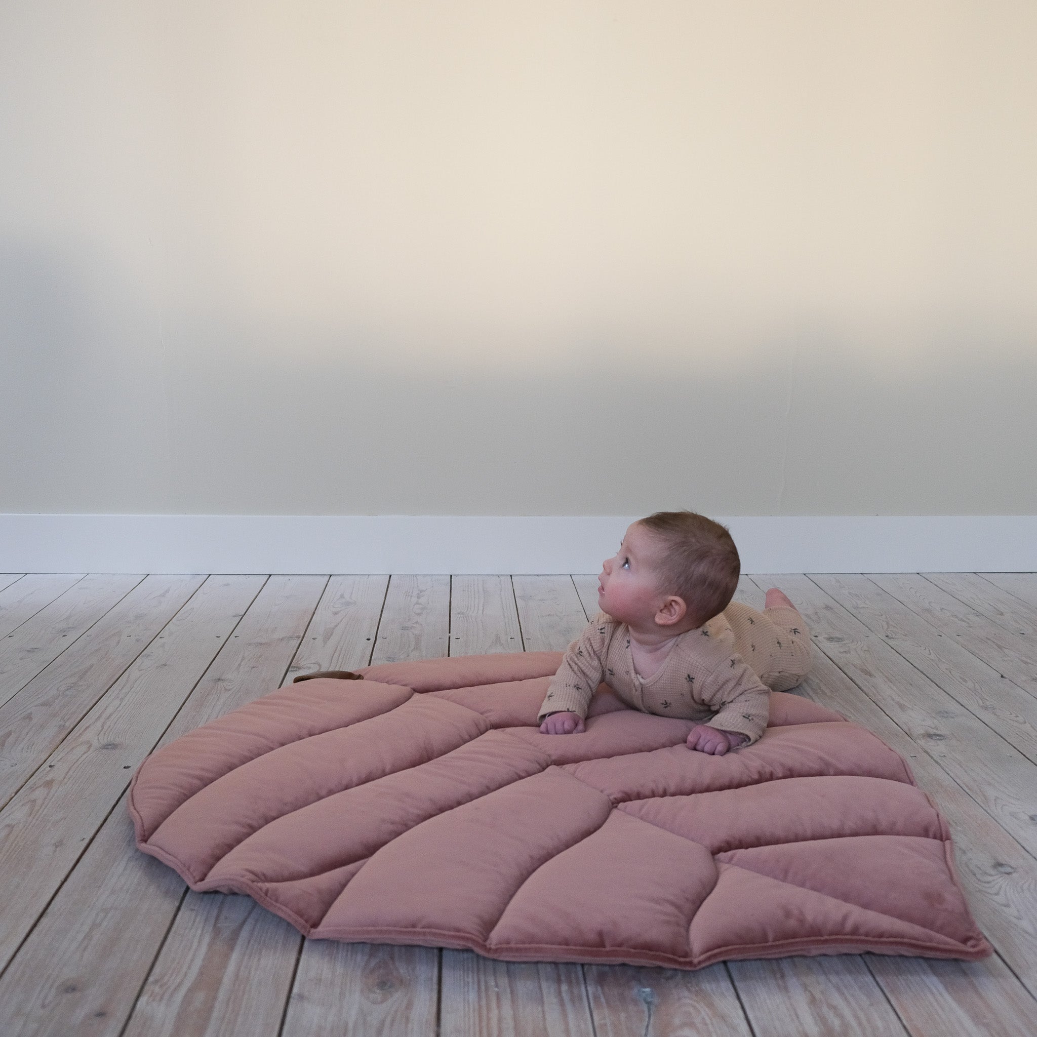 BabyLeaf - Baby Play Mat Tender Pink Velvet