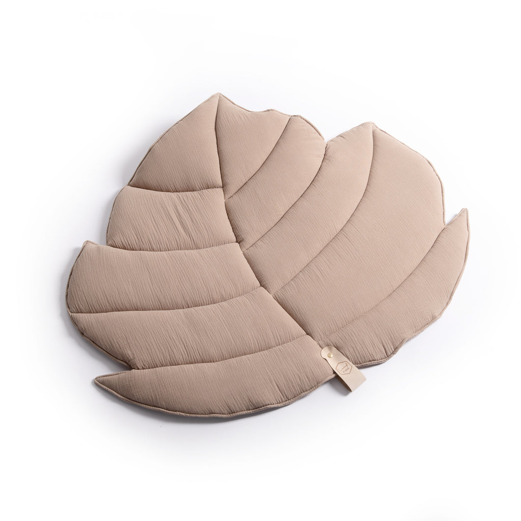 boskleed babykleed crème kleurig van leaf by linden