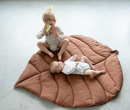 Babyleaf - Babykleed XL Solid Brown Linnenlook