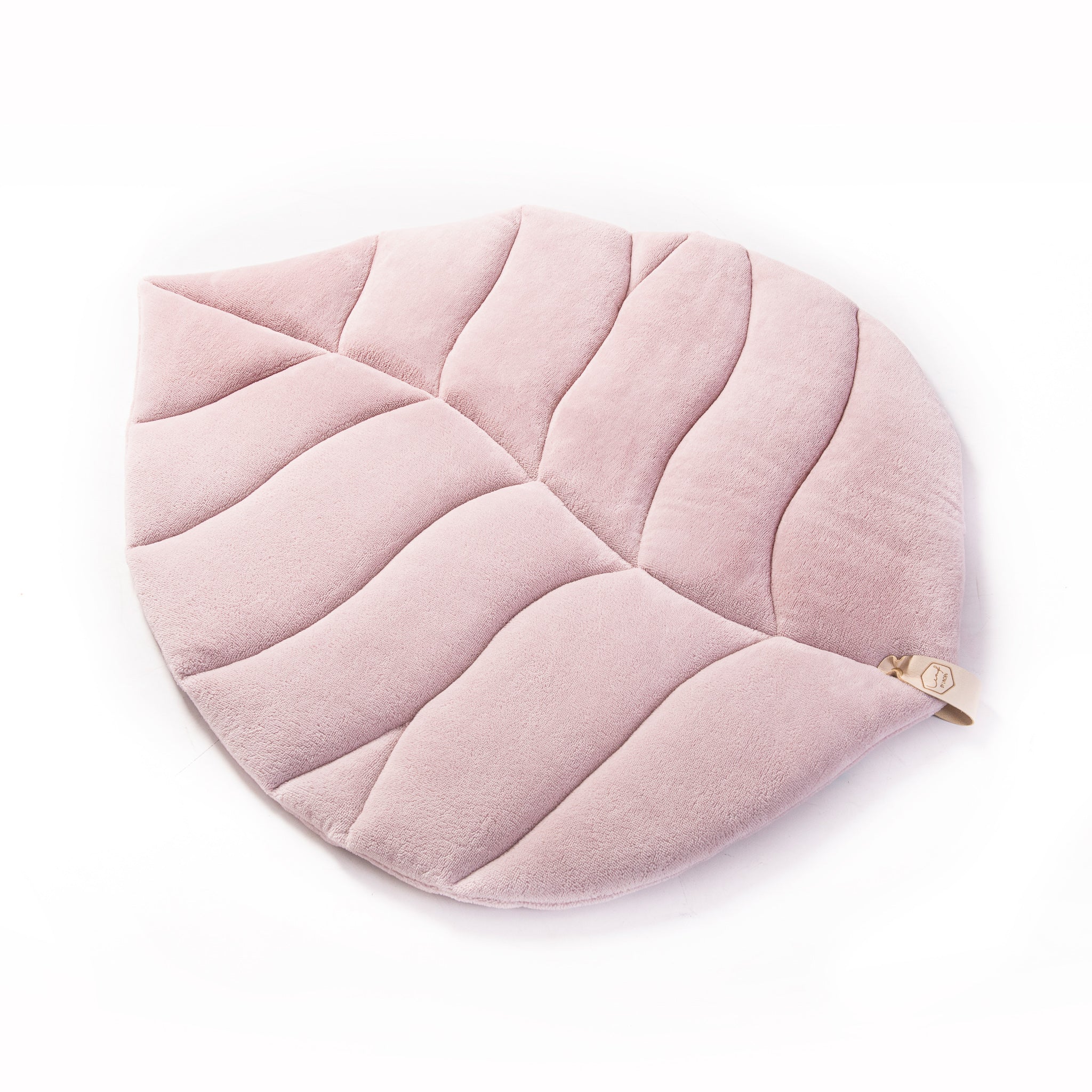 Fashion Linen Leaf Mat “Light Pink”